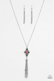 Sedna Skies Red - Necklace - Paparazzi Accessories